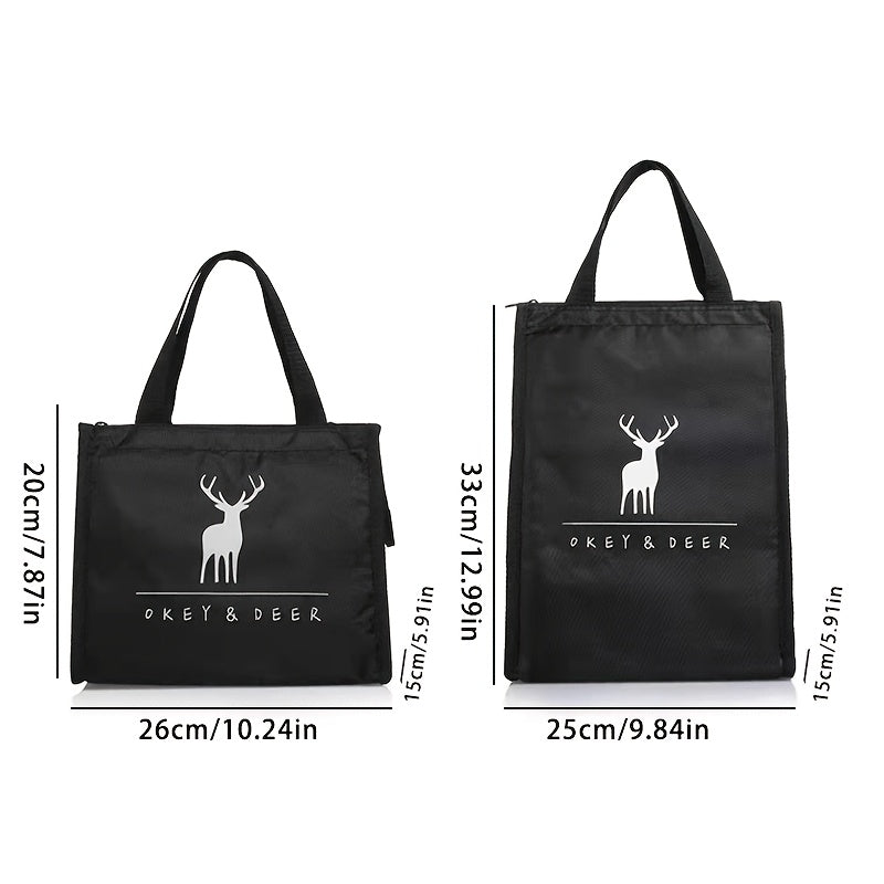 Insulated Thermal Lunch Bag - Waterproof Oxford Cloth