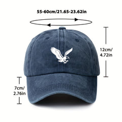 Unisex Eagle Printed Retro Baseball Cap Adjustable Sunscreen Hat