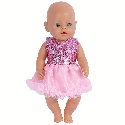 Sequin Dress Doll Clothes for 17-18 Inch Dolls