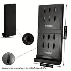 Cyeelife Dart Holder Plastic Dart Wall Mount For 12 Darts