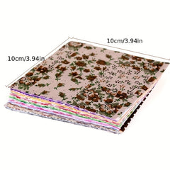 100pcs Cotton Fabric Patchwork DIY Sewing Quilting Toys Cloth