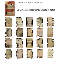 20pcs Vintage DIY Decoupage Paper for Crafts and Journals