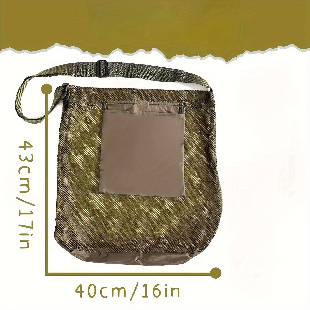 Portable Picking And Foraging Bag Small Mushroom Storage Mesh Bag Handbag