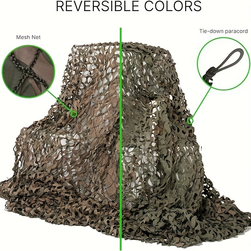 Camouflage Netting Bulk Roll Blinds Sunshade Mesh for Camping Car Sun Shelter