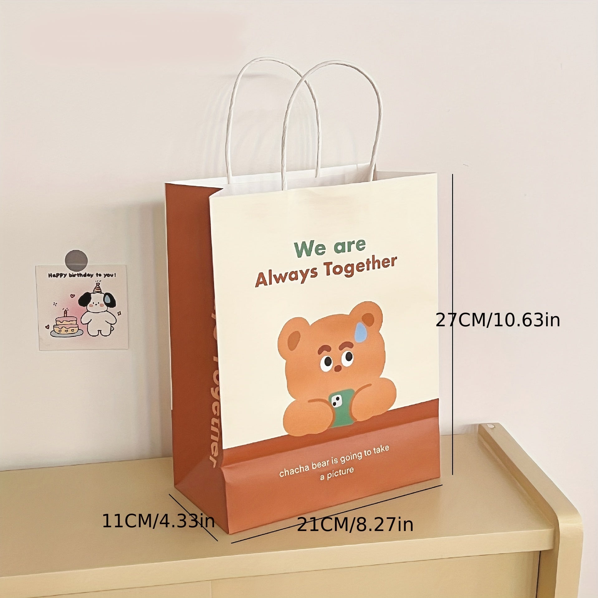 Cute Cartoon Girl Handbag Birthday Gift Bag