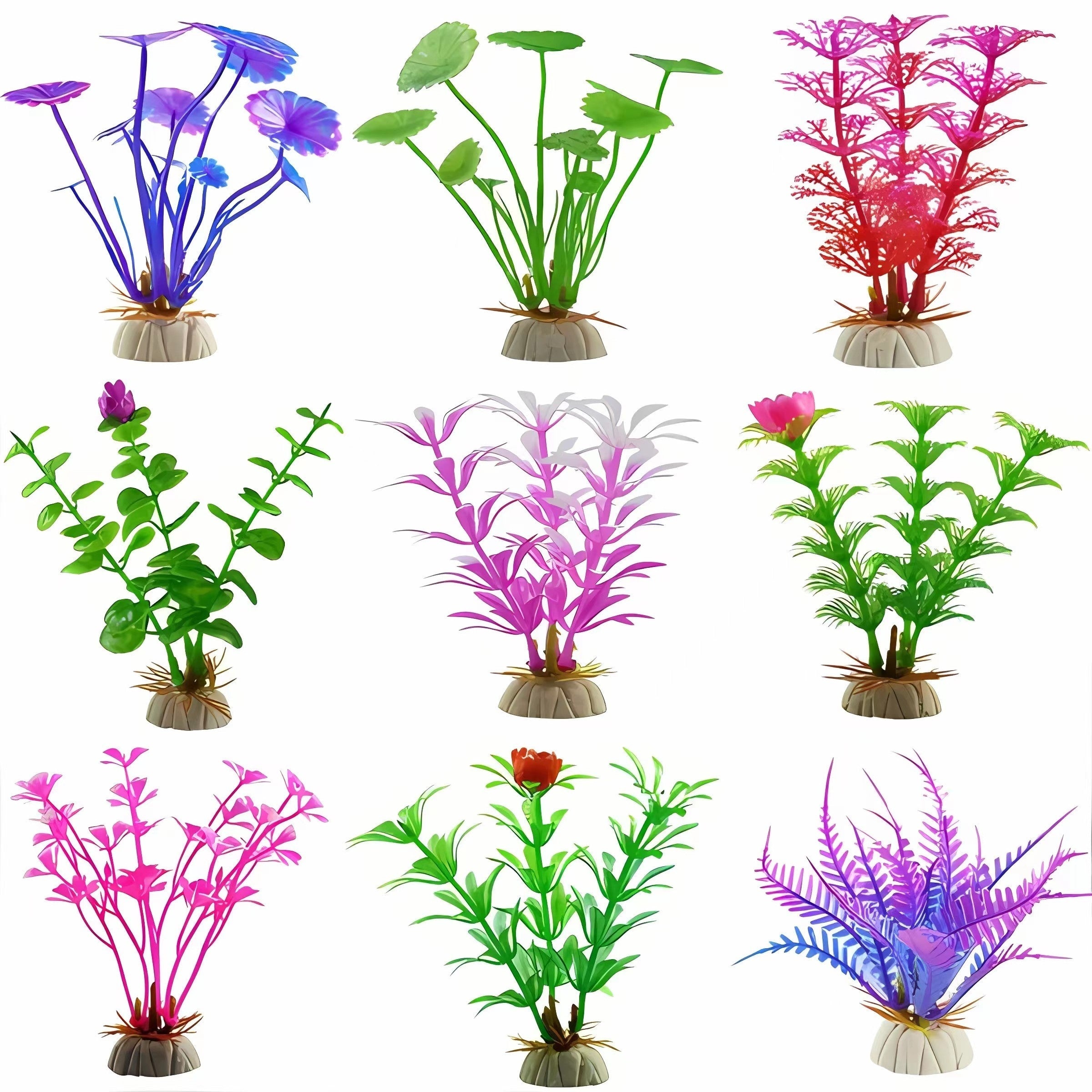 Artificial Aquatic Plants for Fish Tank Simulation