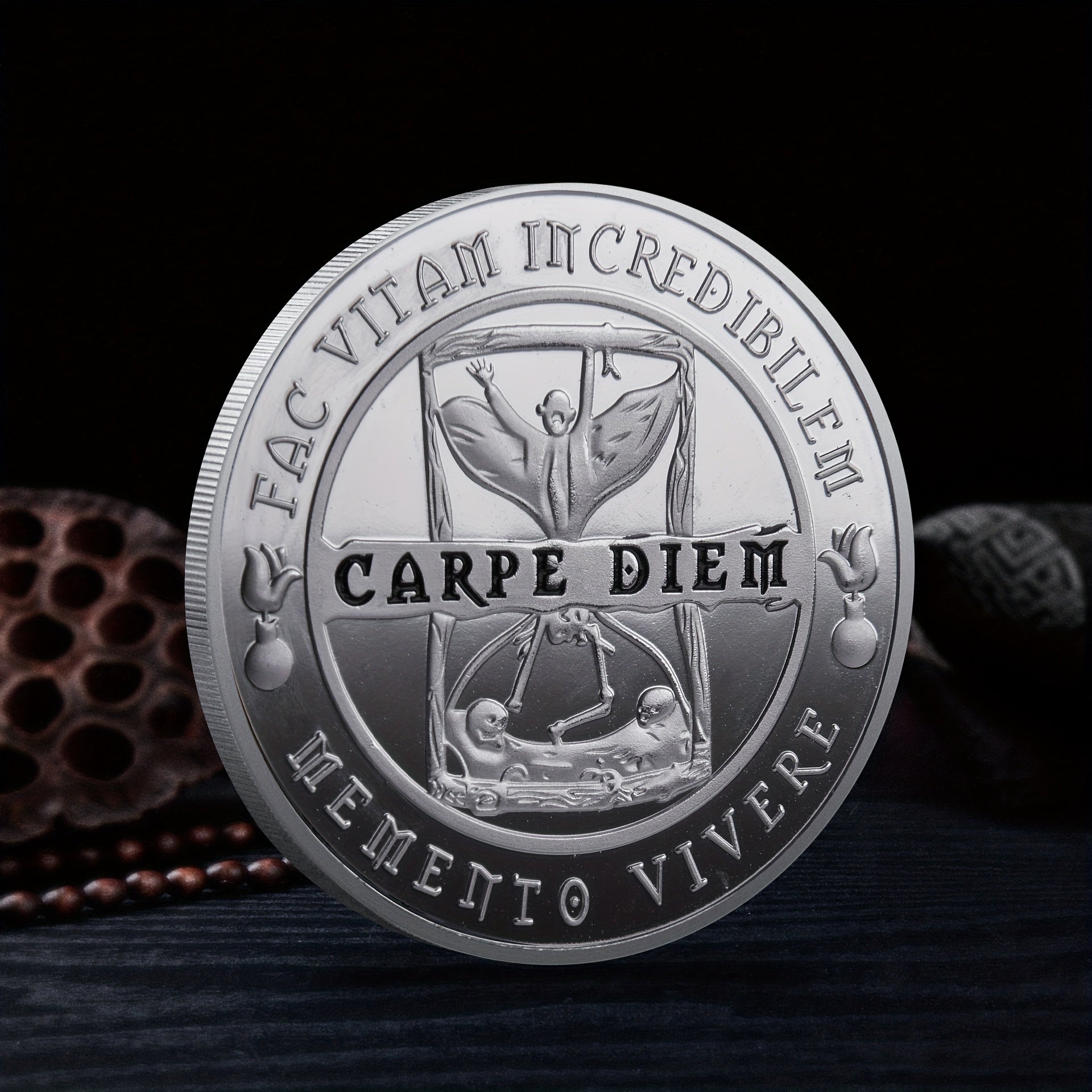 Skull Pirates Halloween Challenge Coin Unique Souvenir for Christmas