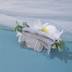 Girls Sweet Flowers Hair Combs Princess Decorative Hair Accessories