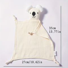 Baby Koala Comfort Towel, 100% Cotton Green Grey