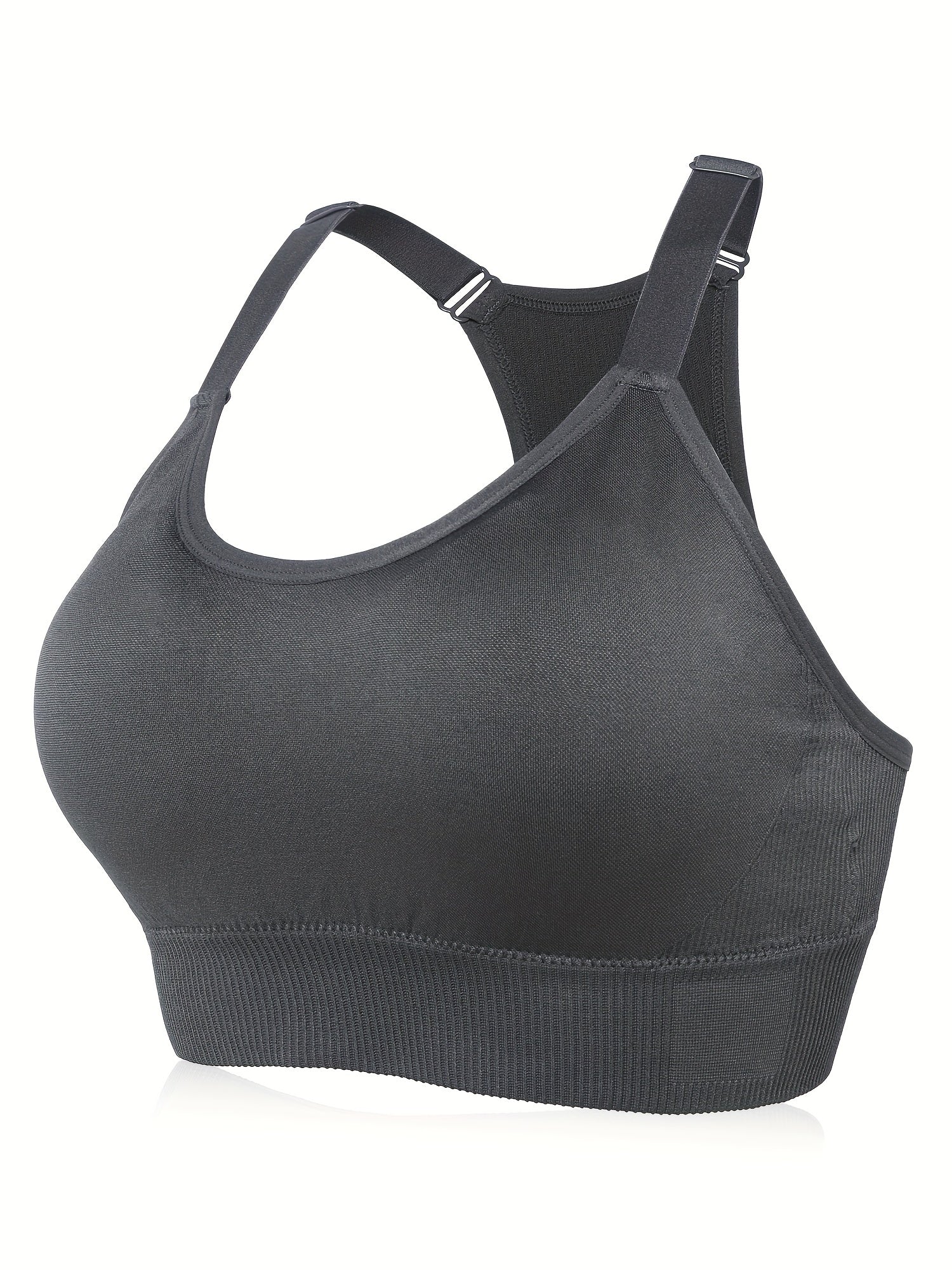 Sports Bra Women's Full Coverage Racer Back Seamless T-shirt Bra