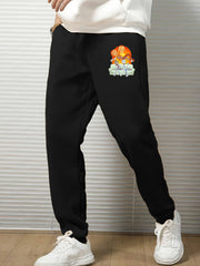 Cartoon Print Men's Casual Sweatpants