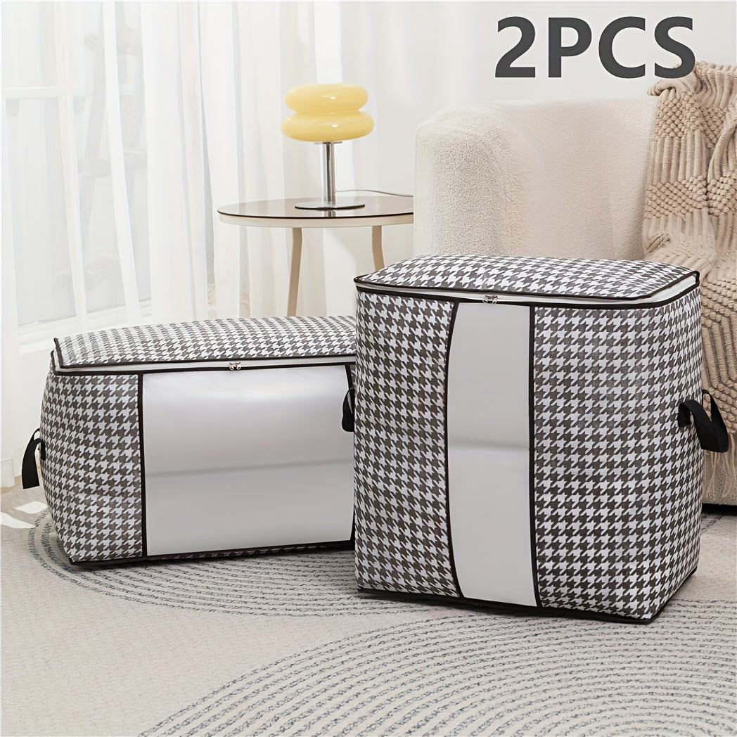 3pcs Fabric Clothes Storage Bags Dustproof Shoes Storage Bags