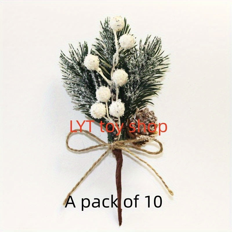 Natural Pine Cones Christmas Accessories Pack