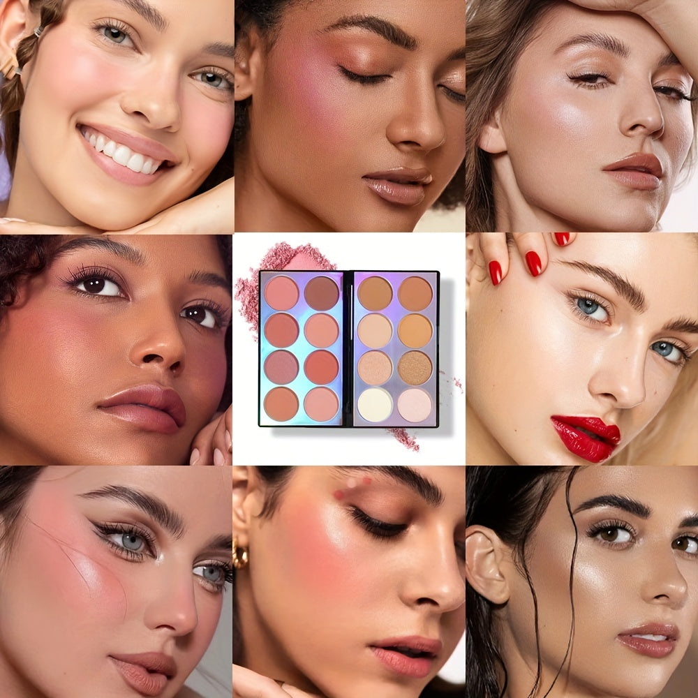 Matte Blush Palette Contouring Makeup - 4 in 1 Palette