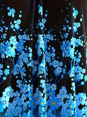 Modest Tankini Set Women's Plus Ditsy Floral Print Round Neck