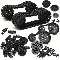 MARUMINE Tech Building Blocks Set w/ Car Tank Wheel Gear Tire Parts