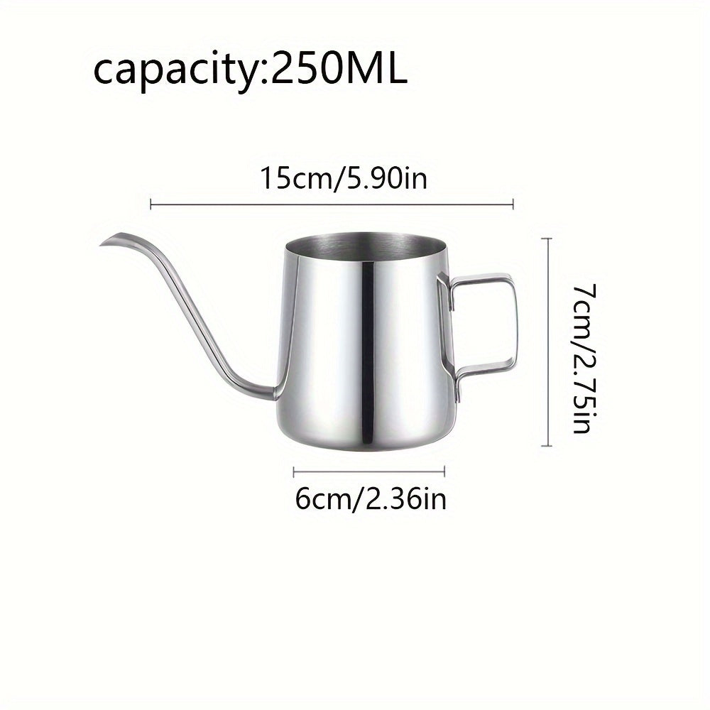 250ml Coffee Pot Stainless Steel Water Kettle for Outdoor Camping
