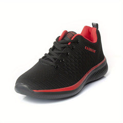 Men's Lace up Sneakers Athletic Shoes Lightweight Breathable Running Basketball