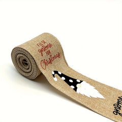 Brown Christmas Ribbon For Holiday Decorations