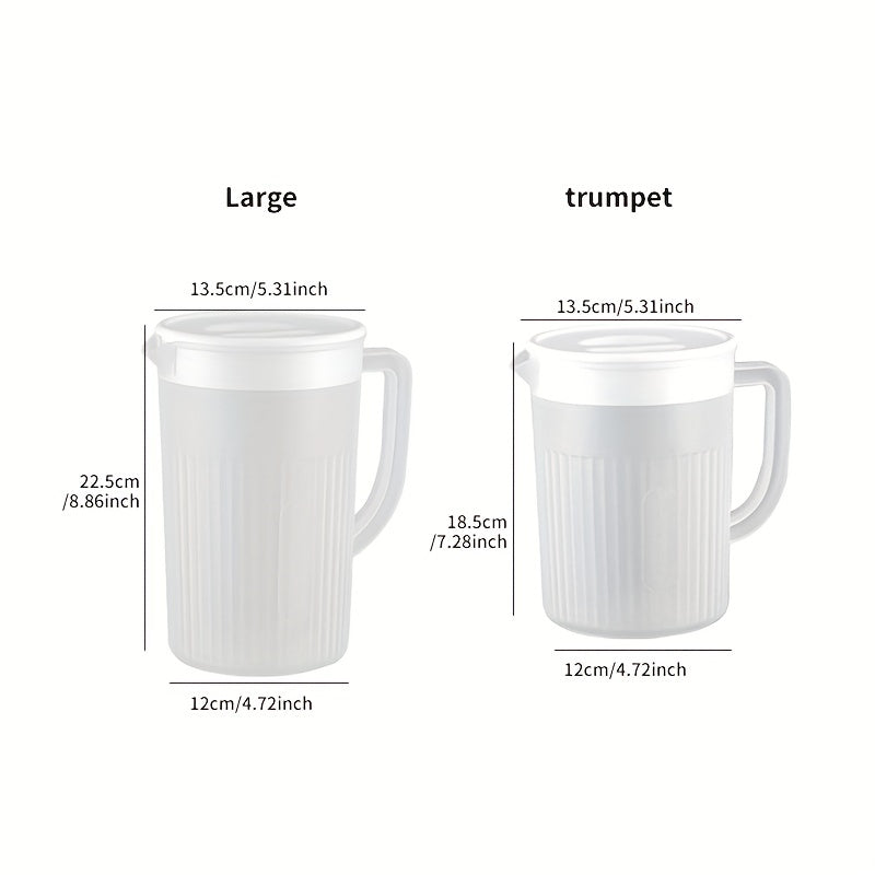 High Temp Resistant Water Jug with Lid for Summer Drinks