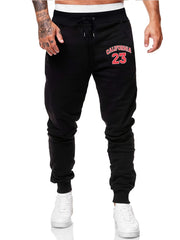 Men's Warm Sweatpants Casual Drawstring Jogger Pants