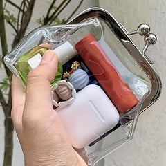 Vintage Transparent PVC Coin Purse Wallet Mini Waterproof Storage Bag
