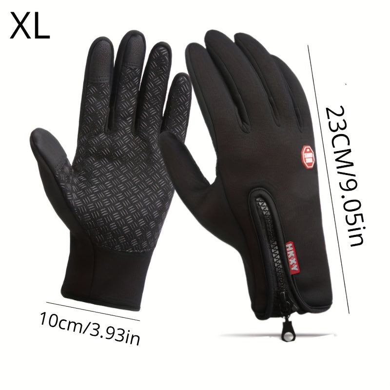 Winter Windproof Warm Gloves Non-slip Waterproof Touch Screen Motorcycle
