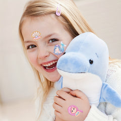 10pcs Mermaid Glitter Waterproof Tattoo Sticker for Kids