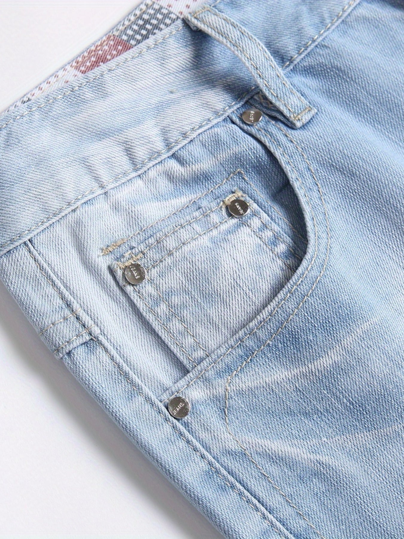 Men's Distressed Denim Shorts Casual Street Style Summer Wear