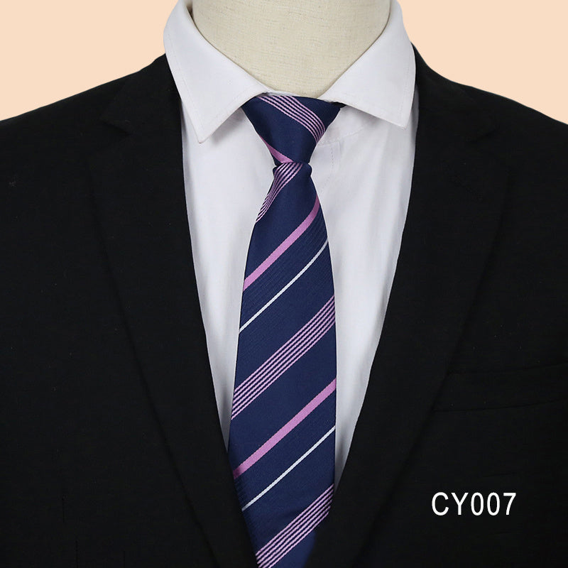 Men's Zipper Tie Knotless Tie, 96in Length