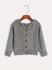 Baby Girl's Cardigan Sweater Toddler's Long Sleeve Button Down Top