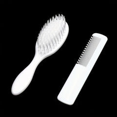 2pcs Baby Comb Massage Comb Brush Set Newborn Massage Comb