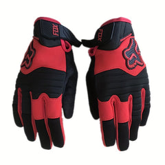 FOX Leather Label Breathable Racing Cycling Gloves for Men and Women