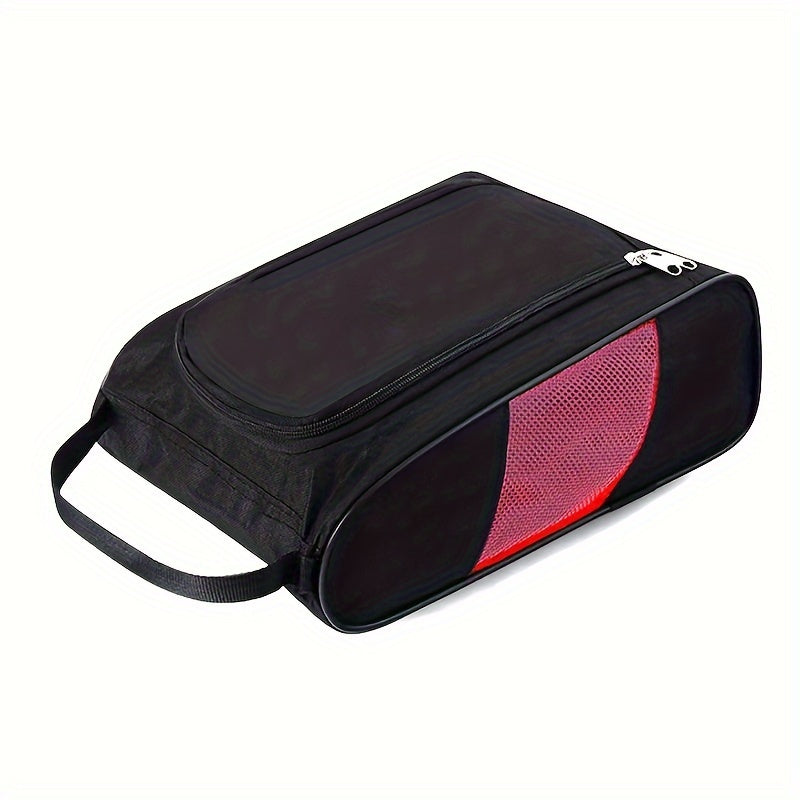 Large Golf Shoe Bag Breathable Portable Zipper Outdoor Sports Shoes Storage Bag