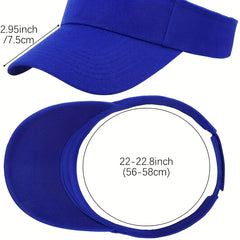 Men's Adjustable Cotton Sun Hat Tennis Golf Running Sun Protection Hat