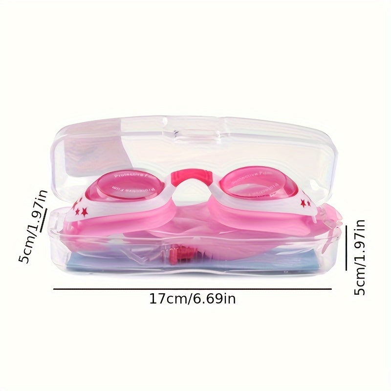 Kids Anti-fog Swimming Goggles HD Waterproof