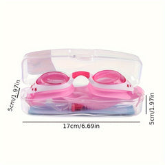 Kids Anti-fog Swimming Goggles HD Waterproof