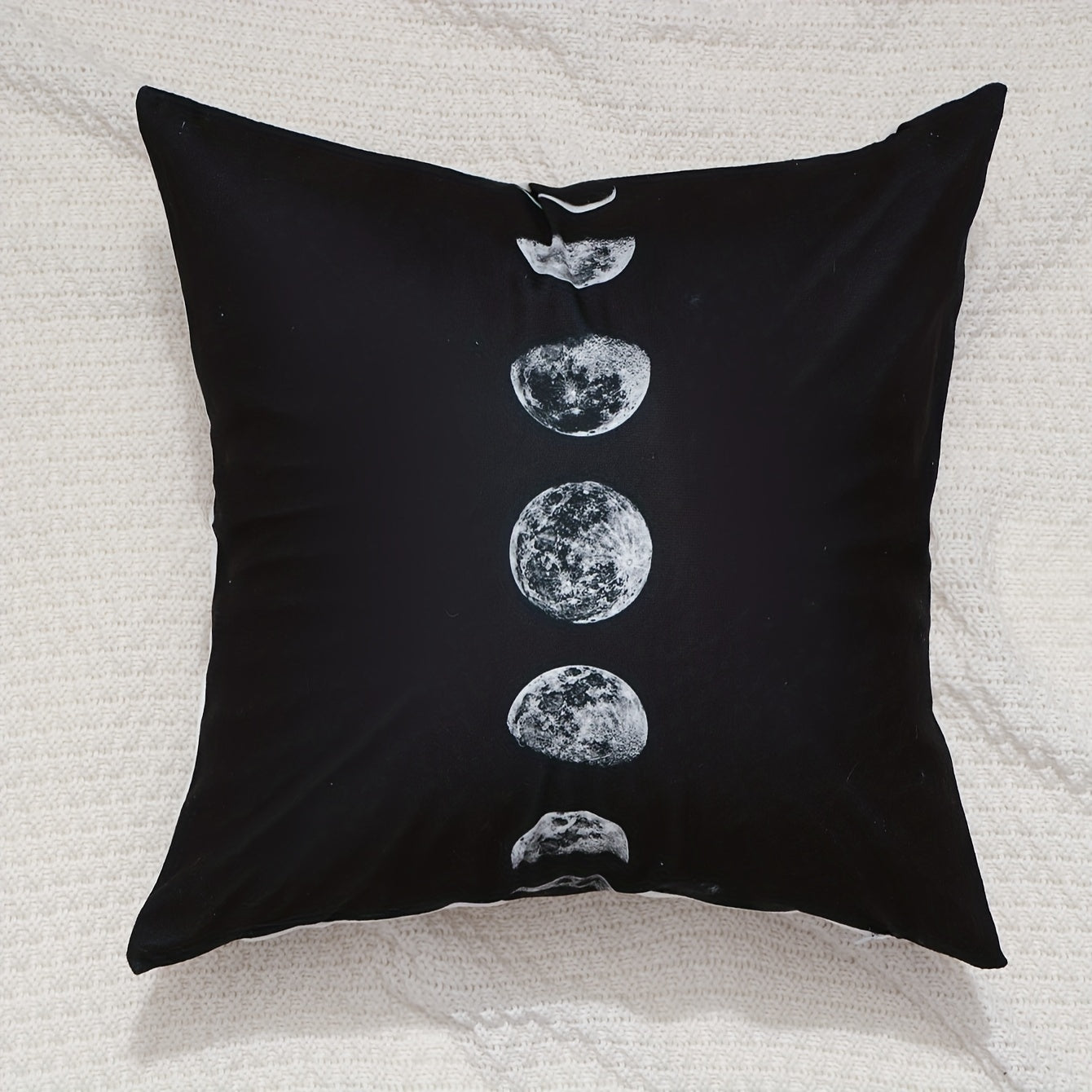 Planet Print Short Plush Throw Pillowcase Home Decor