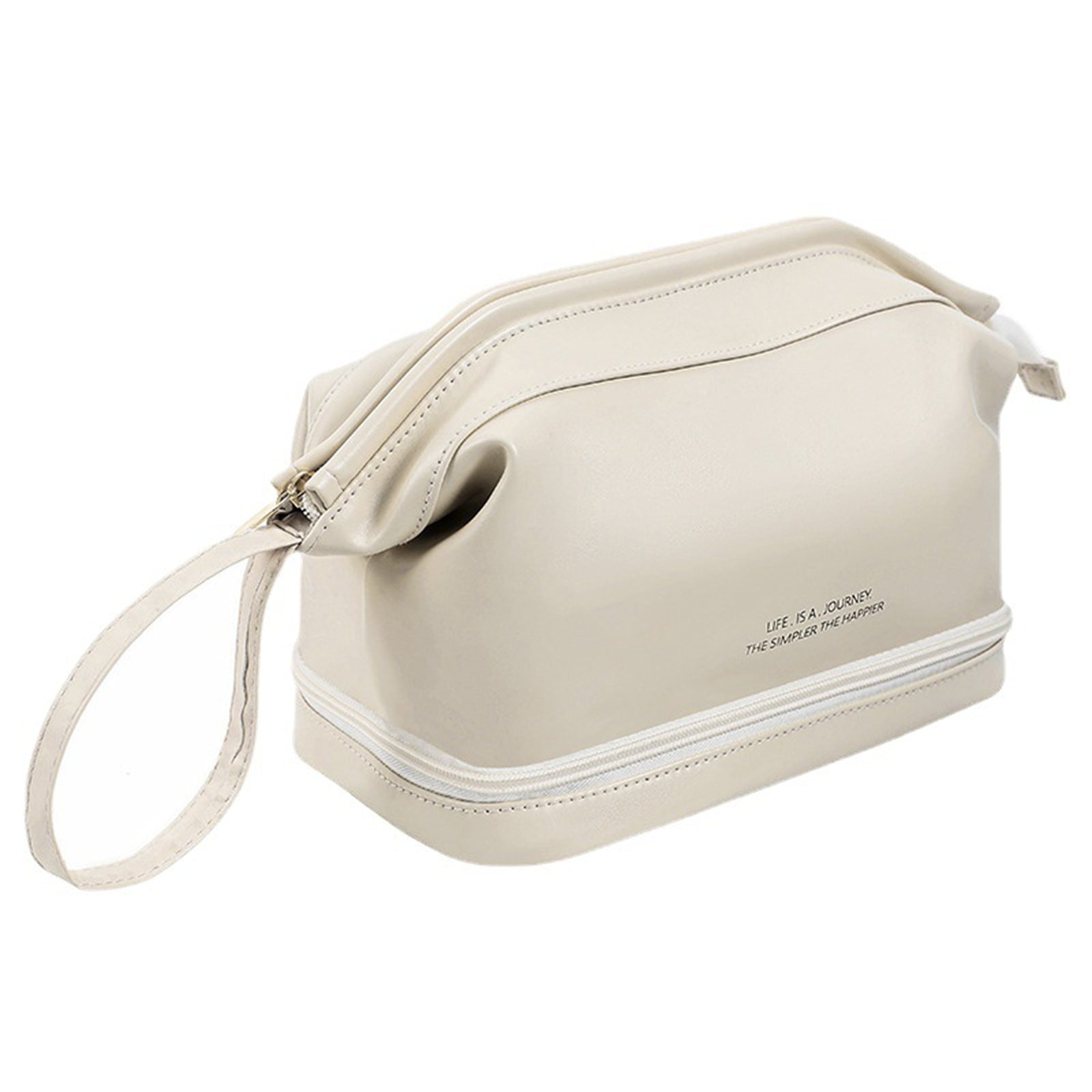 Portable Double Layer Makeup Bag for Women & Girls Travel