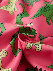 Dinosaur Print Men's Drawstring Shorts Swim Trunks Swimwear