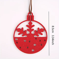 Christmas Gingerbread Man Felt Pendant DIY Decoration