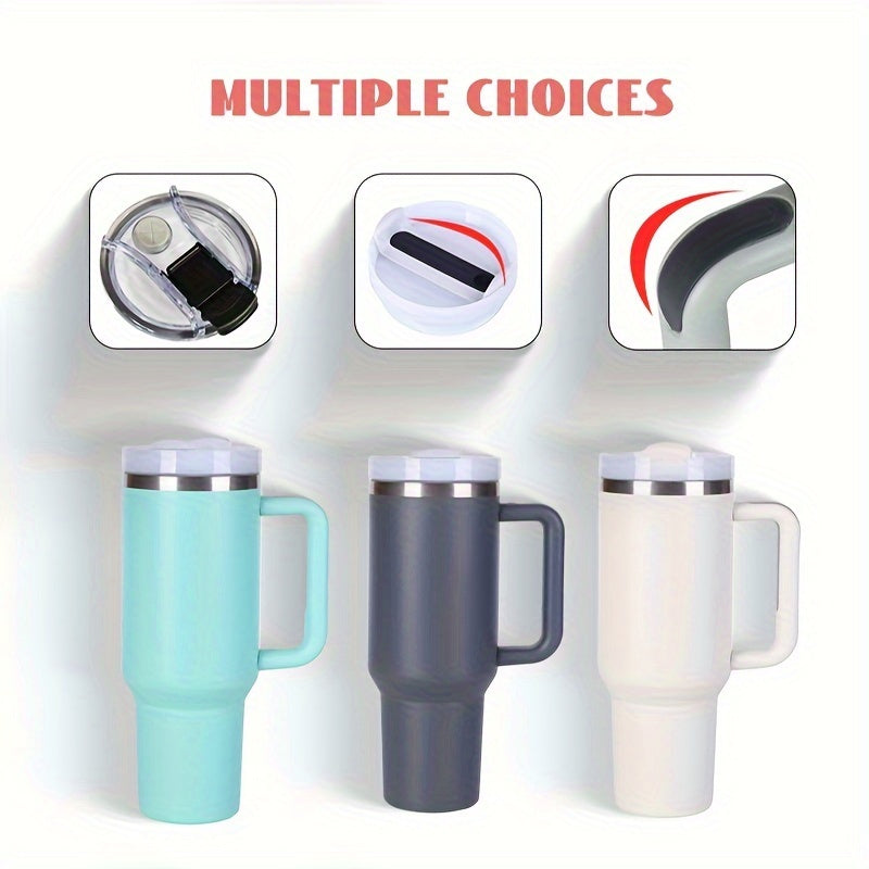40 Oz Stainless Steel Insulated Cup With Lid And Handle