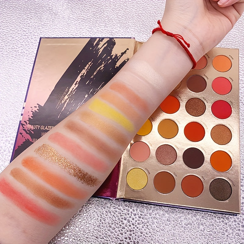 72 Color Eyeshadow Palette Book Style Pearly Matte Glitter Sequin Finish