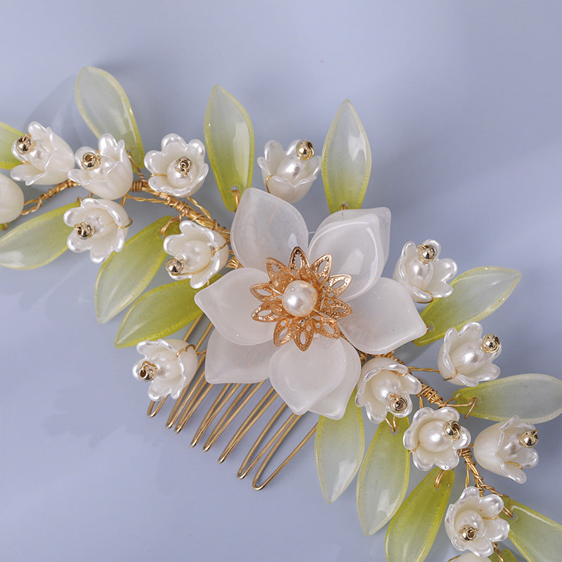 Leaf Bride Wedding Hair Comb Bridal Hair Piece Hair Accessories