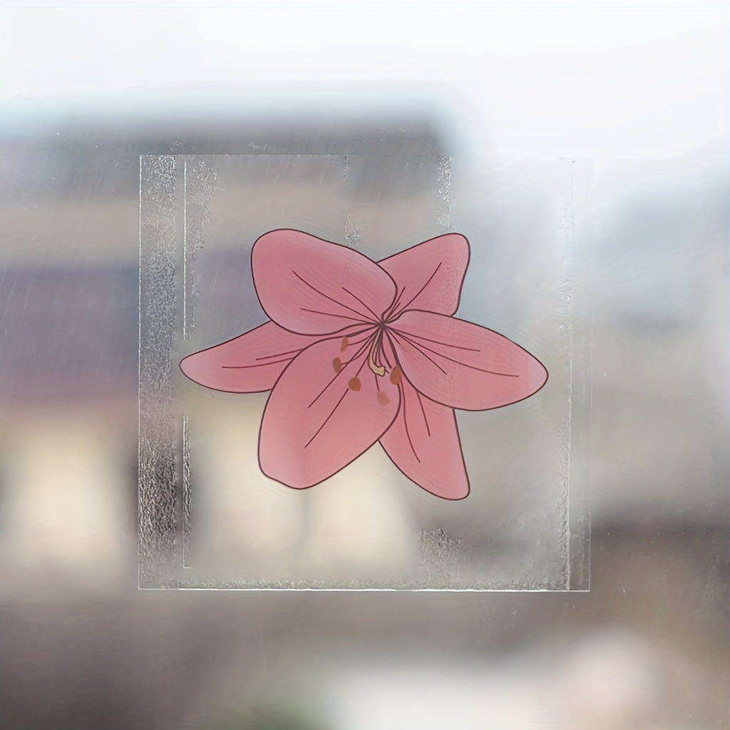 Flower Style Window Fly Stickers - Pack of 5, 15, 30pcs