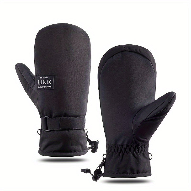 Winter Outdoor Windproof Touch Screen Cycling Gloves Thermal Skiing Gloves