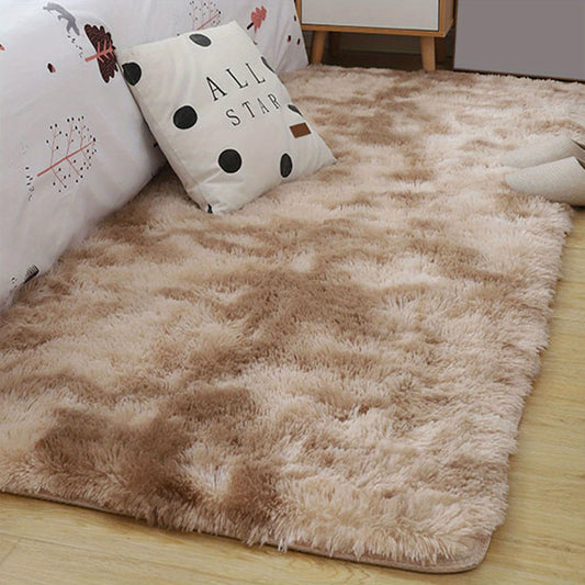 Ultra Soft Plush Rug Khaki Shaggy Area Rug for Living Room Bedroom