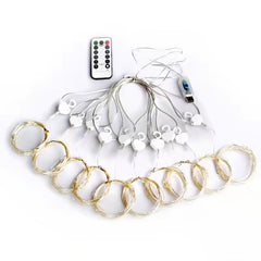 300LED Crystal Lights USB Power Supply Remote Control Halloween Decoration