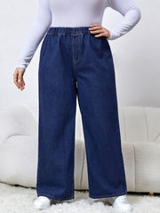 Women's High Rise Wide Leg Jeans