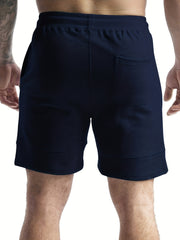 Men's Breathable Active Shorts with Drawstring - Summer Gym Workout